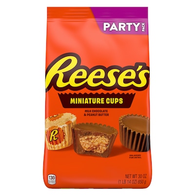 Reeses Miniatures Peanut Butter Milk Chocolate Cup, 30 oz. (246-00412)