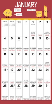 2026 Willow Creek Bad Dad Jokes 12" x 12" Monthly Wall Calendar (50033X)