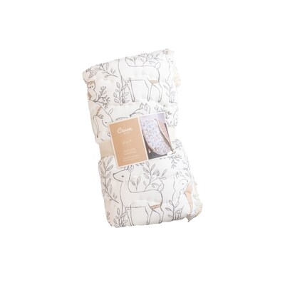 Baby Crane Ezra Quilted Playmat, Woodland Colors (BC-110PM)