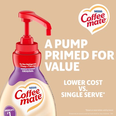 Coffee mate Sweetened Original Liquid Creamer, 50.7 oz. (85288)