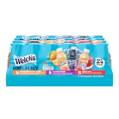 Welchs 100% Juice Variety Pack, 10 oz., 24/Pack (WEL30124)