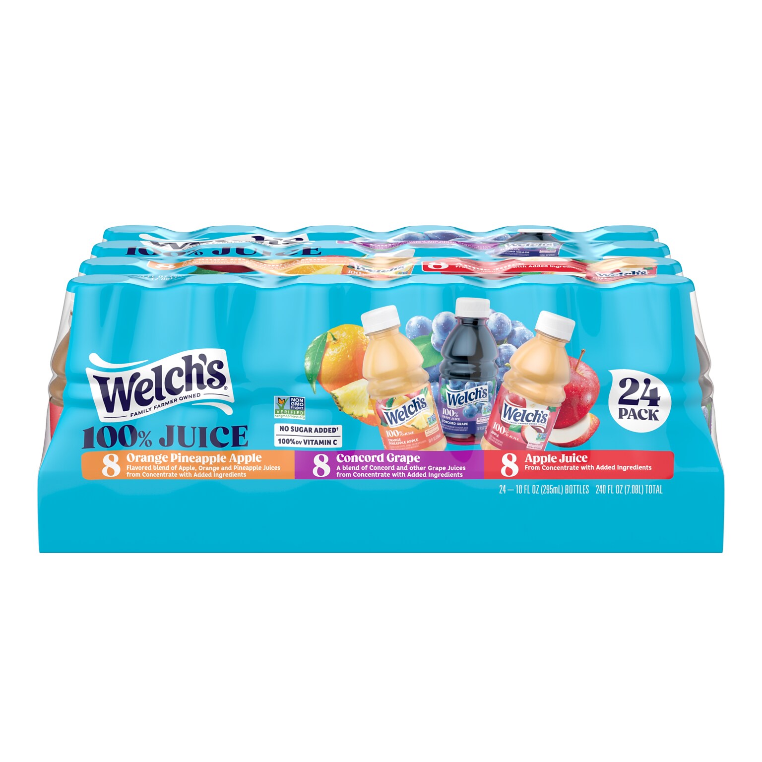 Welchs 100% Juice Variety Pack, 10 oz., 24/Pack (WEL30124)