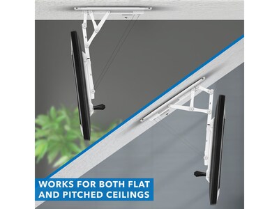 Mount-It! Full-Motion Motorized Ceiling TV Mount, 77 Lbs. Max. (MI-4224W)