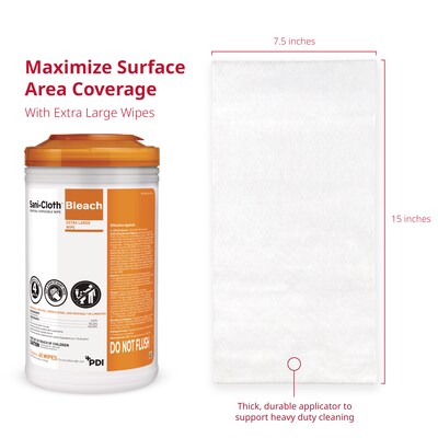 PDI Sani-Cloth Disinfecting Wipes, 65 Wipes/Container (P25784)