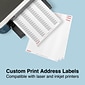 Staples® Laser/Inkjet Address Labels, 1/2" x 1 3/4", White, 80 Labels/Sheet, 100 Sheets/Pack, 8000 Labels/Box (ST18056-CC)