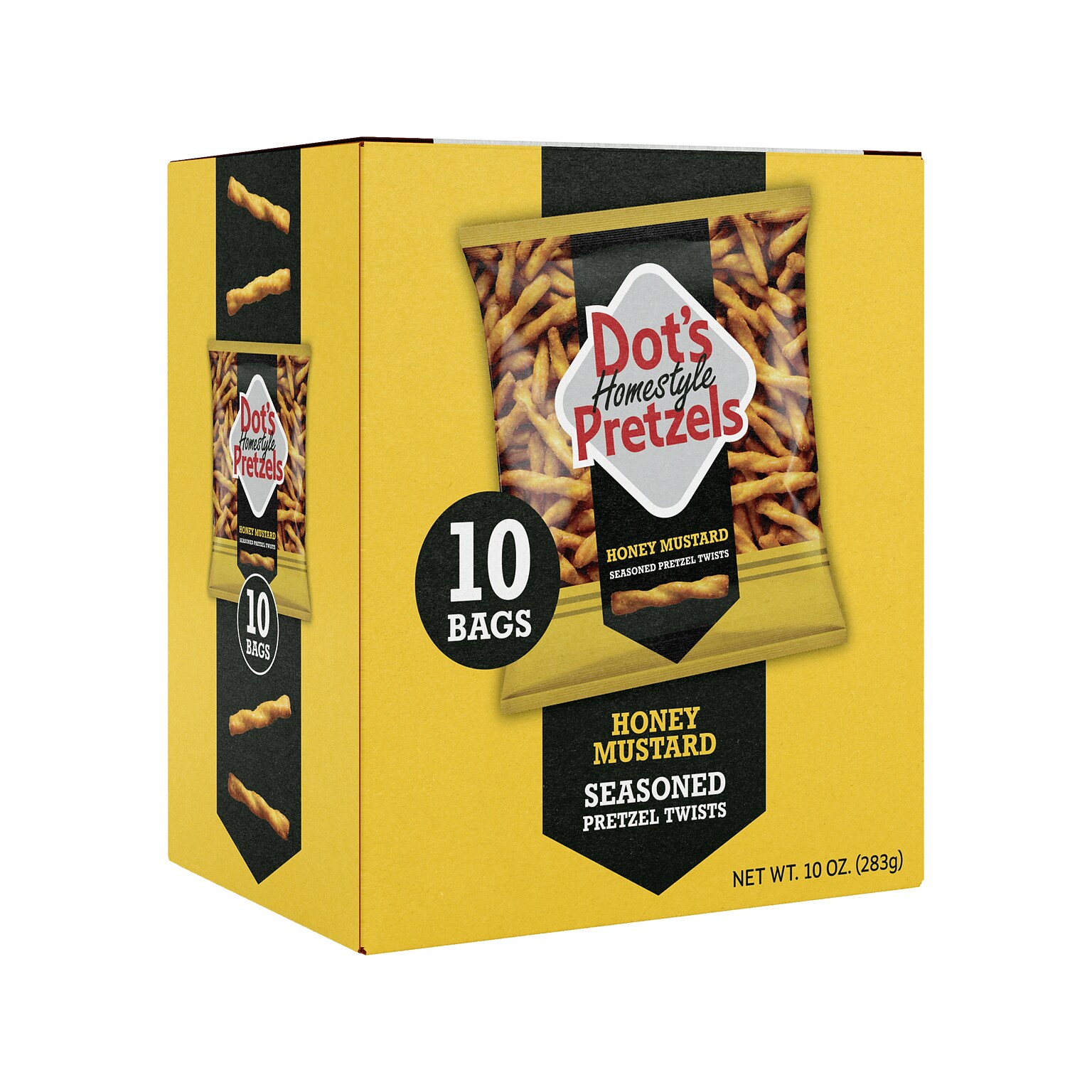 Dots Homestyle Honey Mustard Twist Pretzels, 10 Bags/Box (MP7003)