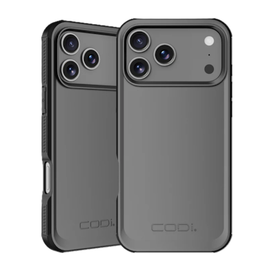 CODi Aegis Rugged Phone Case for iPhone 17 Pro, Black (I17_PRO_RGD_BLK)