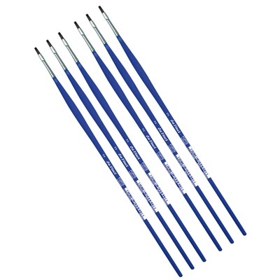 da Vinci FORTE-Acrylics Oil and Acrylic Synthetic Student Brush, 6 /Pack (DVXVA86402-6)