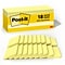 Post-it Notes, 3 x 3, Canary Collection, 90 Sheet/Pad, 18 Pads/Pack (654-18CP)