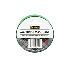 Scotch Expressions Masking Tape, 0.94 in. x 20 yds., Primary Green (3437-PGR-ESF)