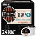 Tullys French Roast Coffee Keurig® K-Cup® Pods, Dark Roast, 24/Box (192619)