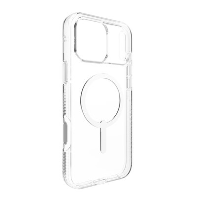 ZAGG Crystal Palace Snap MagSafe Phone Case for Apple iPhone 17 Pro Max, Shock Absorbing, Clear (702319710)
