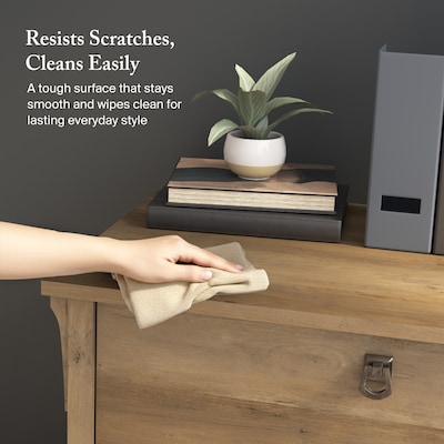 Bush Furniture Salinas 2-Drawer Lateral File Cabinet, Letter/Legal Size, 31.73"W, Reclaimed Pine (SAF132RCP-03)