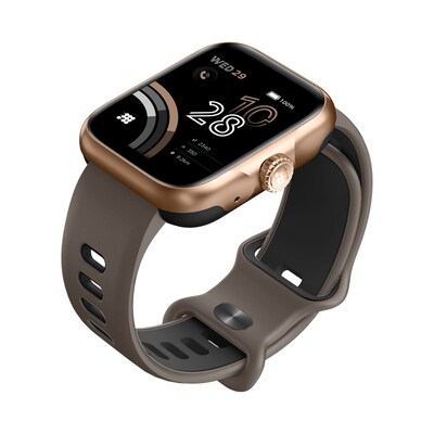 Cubitt VIVA Pro Smartwatch, GPS, 45.2mm, Stainless Steel Case, Mocha Brown Sport Band (CT-VIVAP9)