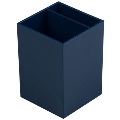 JAM PAPER Desk Trio Pack, Navy Blue, Stapler, Tape Dispenser & Pen Holder, 3/Pack (337841nas)