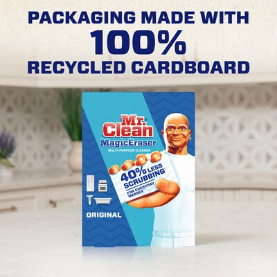 Mr. Clean Magic Eraser Original Scrubber, White, 10 Pads/Pack (32333/69516)