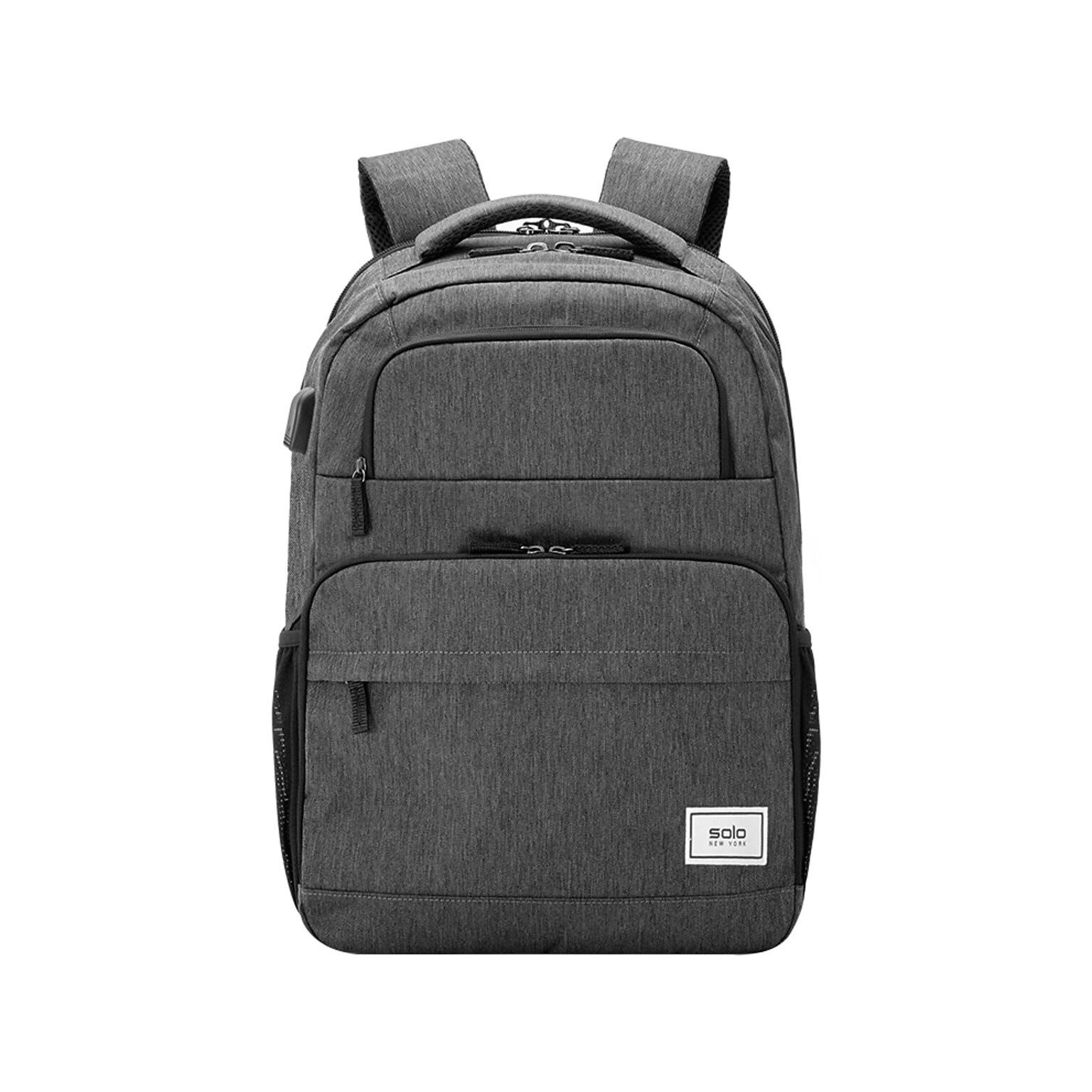 Solo New York Re:Discover Laptop Backpack, Medium, Gray (UBN715-10/4)