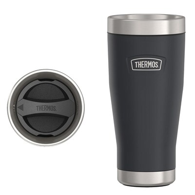 Thermos Icon Stainless Steel Vacuum Insulated Tumbler, 16 oz., Granite (IS1012GT4)