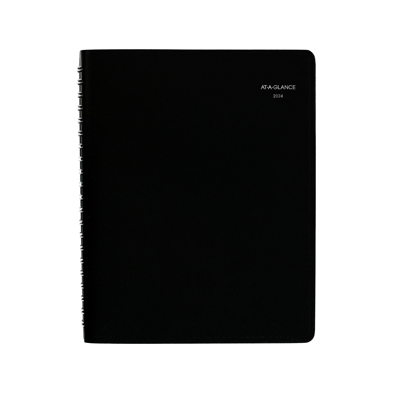 2024 AT-A-GLANCE DayMinder 8 x 11 Daily Group Appointment Book Planner, Black (G560-00-24)