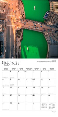 2026 BrownTrout Chicago 12" x 12" Monthly Wall Calendar (9798330702848)
