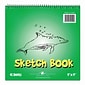 Roaring Spring Paper Products 9" x 9" Spiral Bound Sketch Book, 40 Sheets/Book, 12/Carton (52509CS)