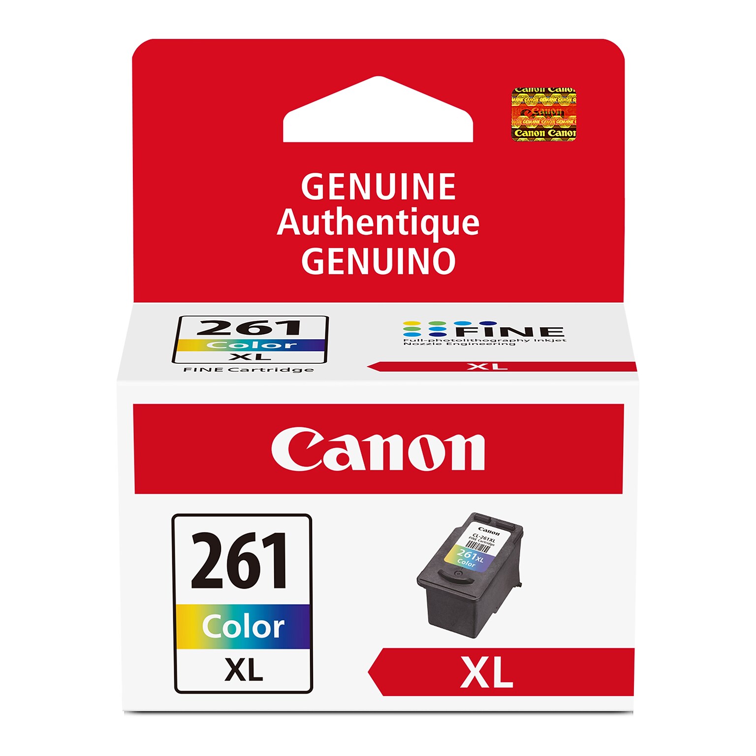 Canon CL-261 XL Tri-Color High Yield Ink Cartridge (3724C001)