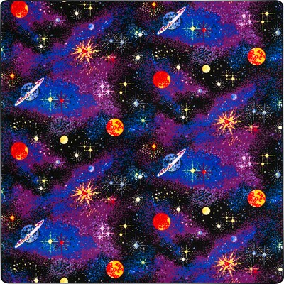 Joy Carpets Space Explorer Nylon 12' x 6' Machine Tufted Rug, Fluorescent (43R)