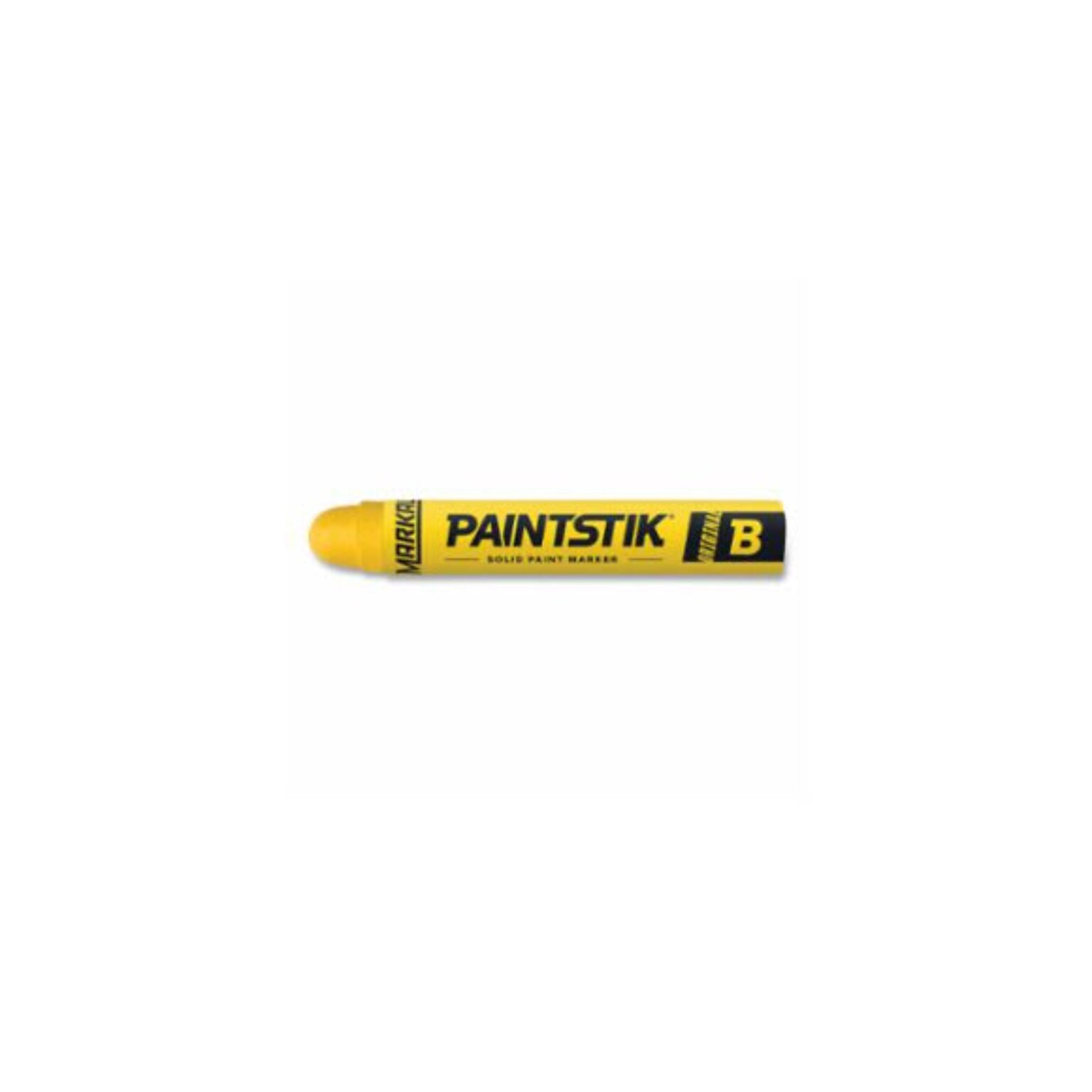 Markal Paintstik B Marker, White, 12/Box (434-80220)
