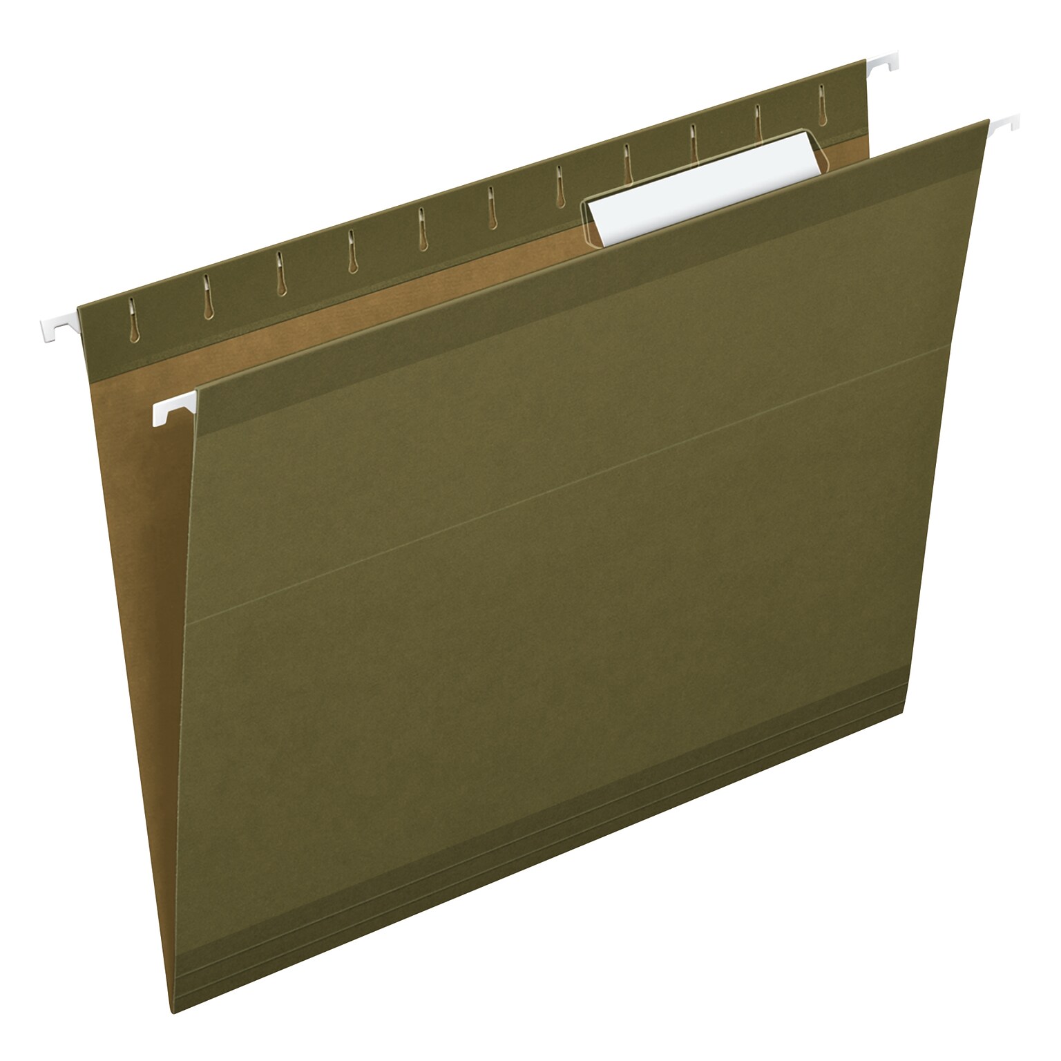 Pendaflex Hanging File Folders, 1/3-Cut Tab, Letter Size, Standard Green, 25/Box (PFX 4152 1/3)