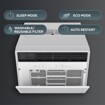 TCL 115-Volt 12000 BTU Window Air Conditioner with Remote, WiFi Enabled, White (T12WV9S)
