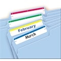 Avery Laser/Inkjet Removable File Folder Labels, 2/3 x 3-7/16, Assorted Colors, 7 Labels/Sheet, 25