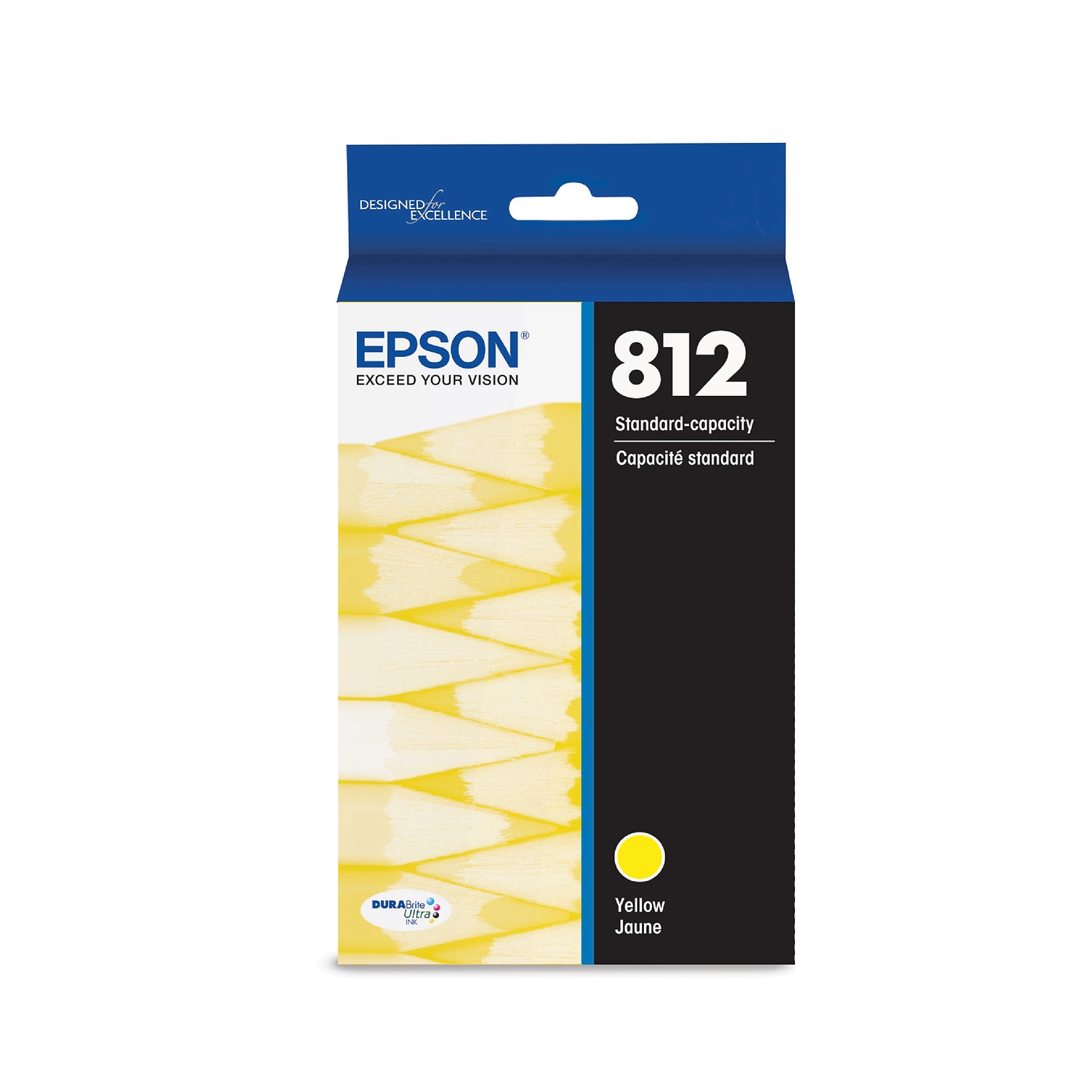 Epson T812 Yellow Standard Yield Ink Cartridge   (T812420-S)