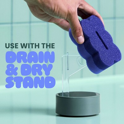 Brite by Scotch-Brite 2-Sided Scrub and Wipe, 1/Pack (BRSW-6)