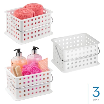 iDESIGN Plastic Basket with Handles, 3/Set (27746M3)