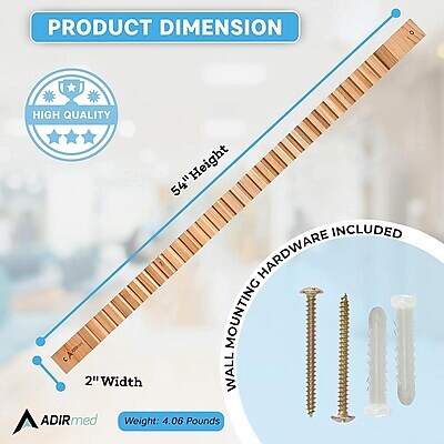 Viva Comfort Essentials Finger and Shoulder Physical Therapy Ladder, Wood, 2/Pack (ADI910-01-2-MK)