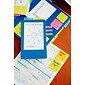 Post-it® Super Sticky Notes, White with Blue Grid, 4" x 6", 50 Sheets/Pad, 6 Pads/Pack (660-SSGRID)