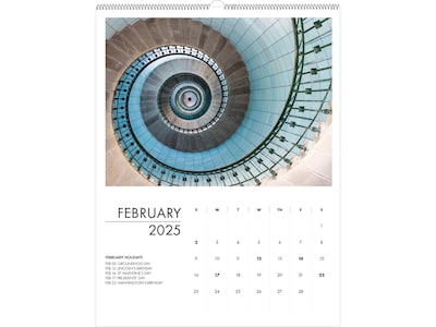 2025 House of Doolittle Abstract Architecture 11" x 14" Monthly Wall Calendar (315-25)