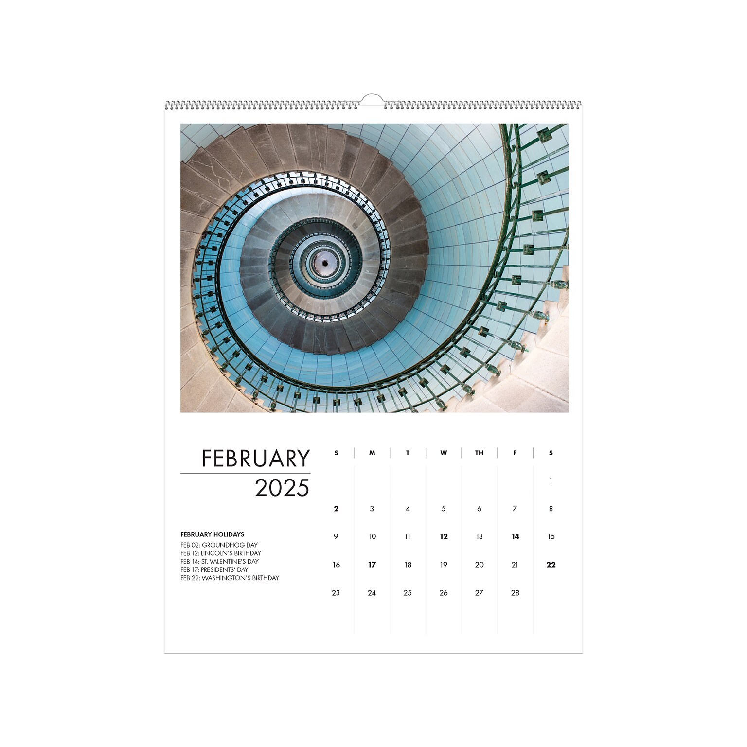2025 House of Doolittle Abstract Architecture 11 x 14 Monthly Wall Calendar (315-25)