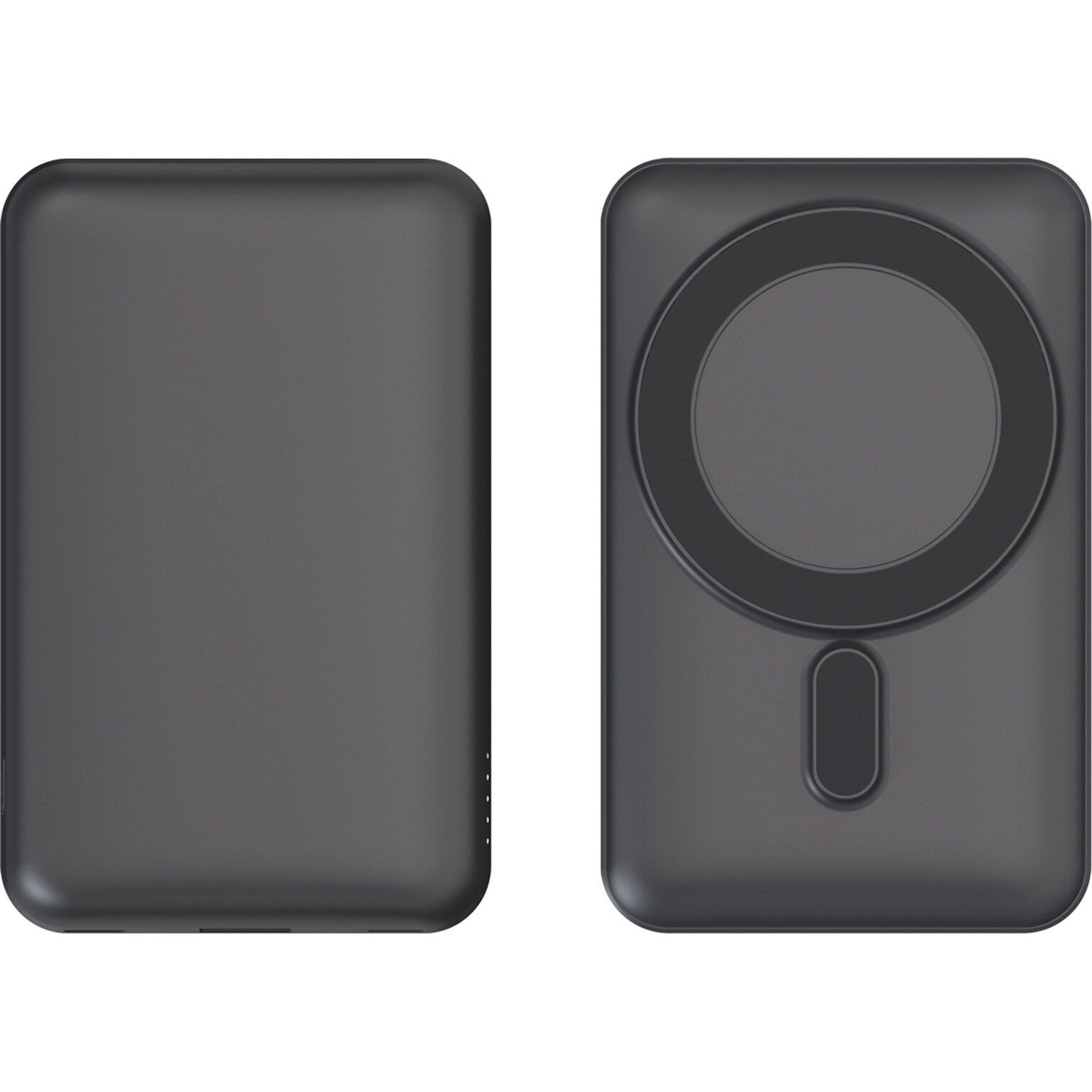 Centon Magnetic Wireless USB-A/USB-C Charger, Black (OB-MSPB2)