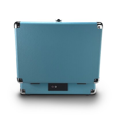 Victor Metro Plus Bluetooth Suitcase Turntable 3-Speed Vinyl Record Player with Speakers, Turquoise (VSRP-850B-TQ)
