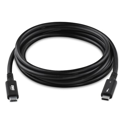 OWC Thunderbolt 5 Cable USB-C Male to Male (2 m) - Black