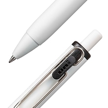 uni one Retractable Gel Pens, Medium Point, 0.7mm, Black/Blue Ink, 5/Pack (70380)