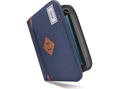 Solo New York Re:cycled Wave 11" Tablet Padfolio, Navy (UBN173-5)
