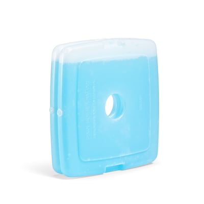 Fit & Fresh Cool Coolers Slim Ice Pack, Clear Blue, 2/Pack (336K2TGCDU10)