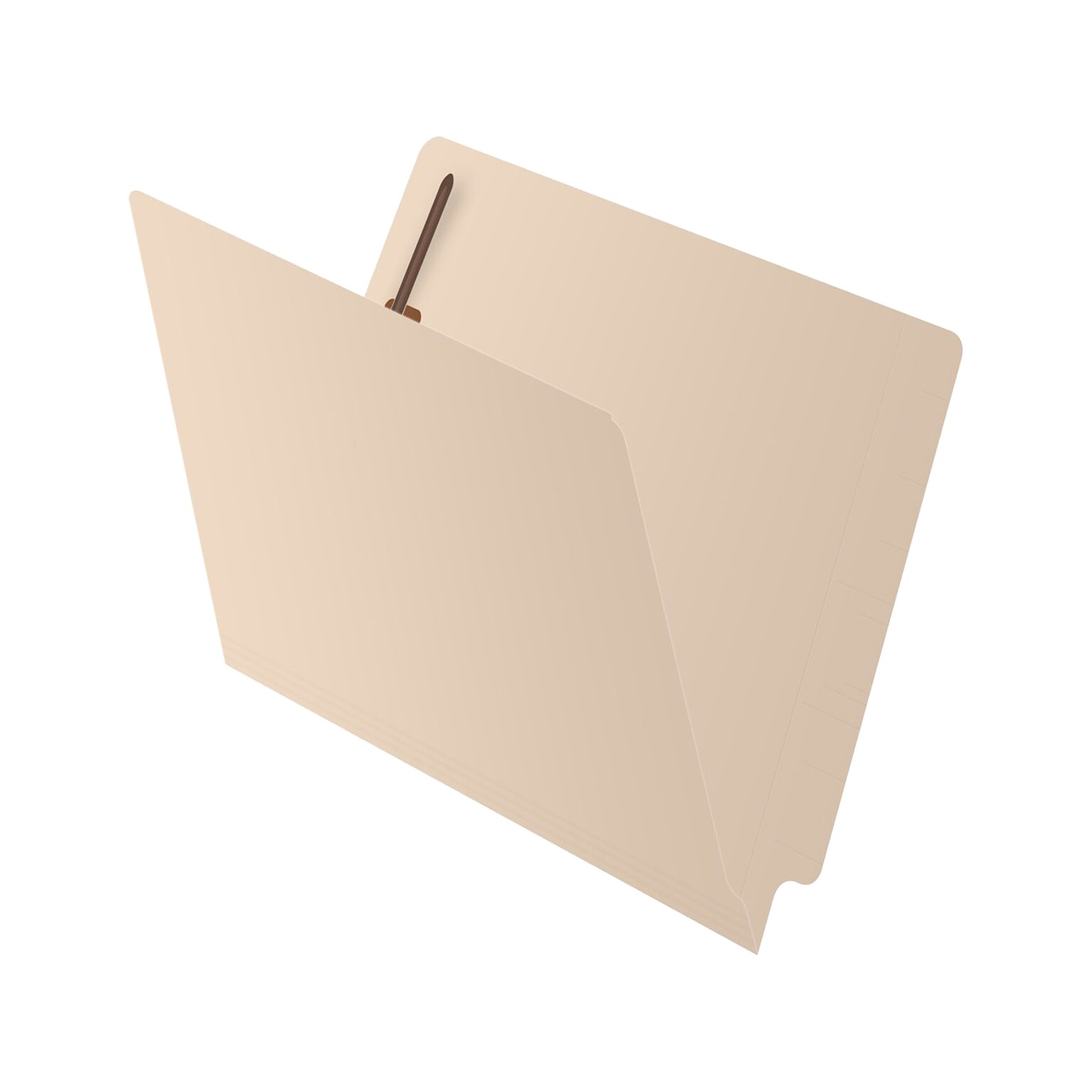 Medical Arts Press Reinforced End Tab File Folder, Straight Cut, Letter-Size, Manila, 50/Box (S-01323)