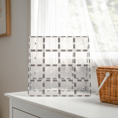 Connetix Magnetic Tiles Clear Base Plate Pack, 2 Pieces (CNTC00002BP)