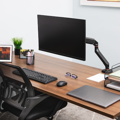 Mind Reader Adjustable Counter-Balance Gas Spring Arm for 13" - 32" Monitor, Black (GARMON-BLK)