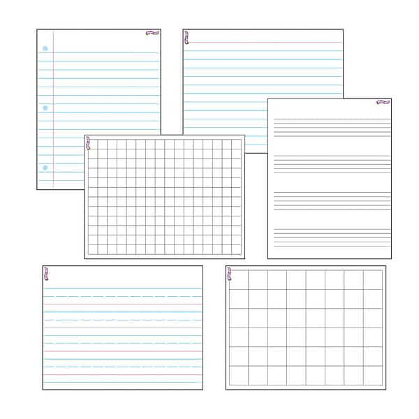 Trend Enterprises Paper Whiteboard, 17 x 22, 6/Pack