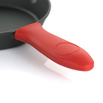 MegaChef Cast Iron Skillet Set with Lid, 3/Set (937114404M)