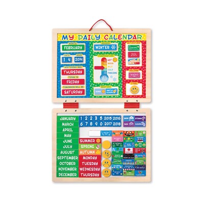 Melissa & Doug My First Daily Magnetic Calendar, 6/Pack (9253-BULK)
